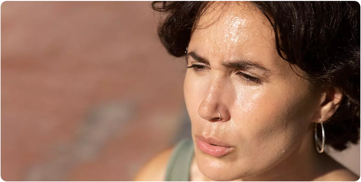 sweating weight loss