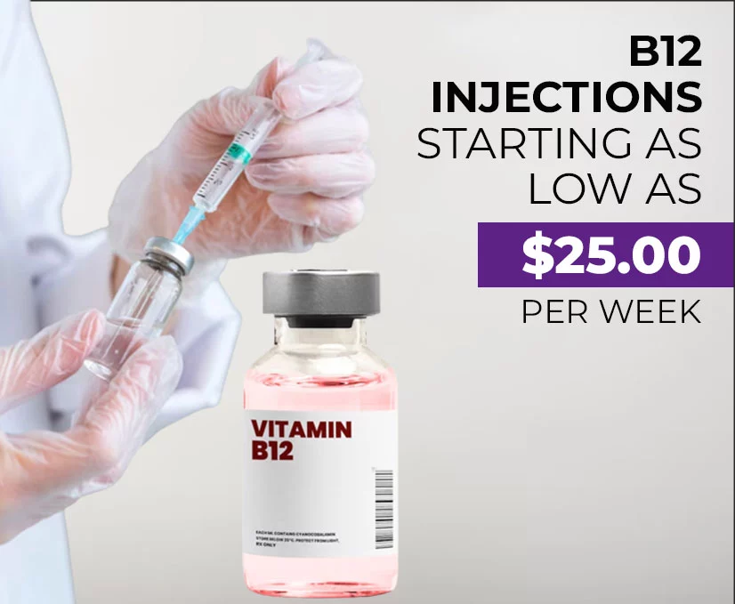 b12 injections starting as low as $25